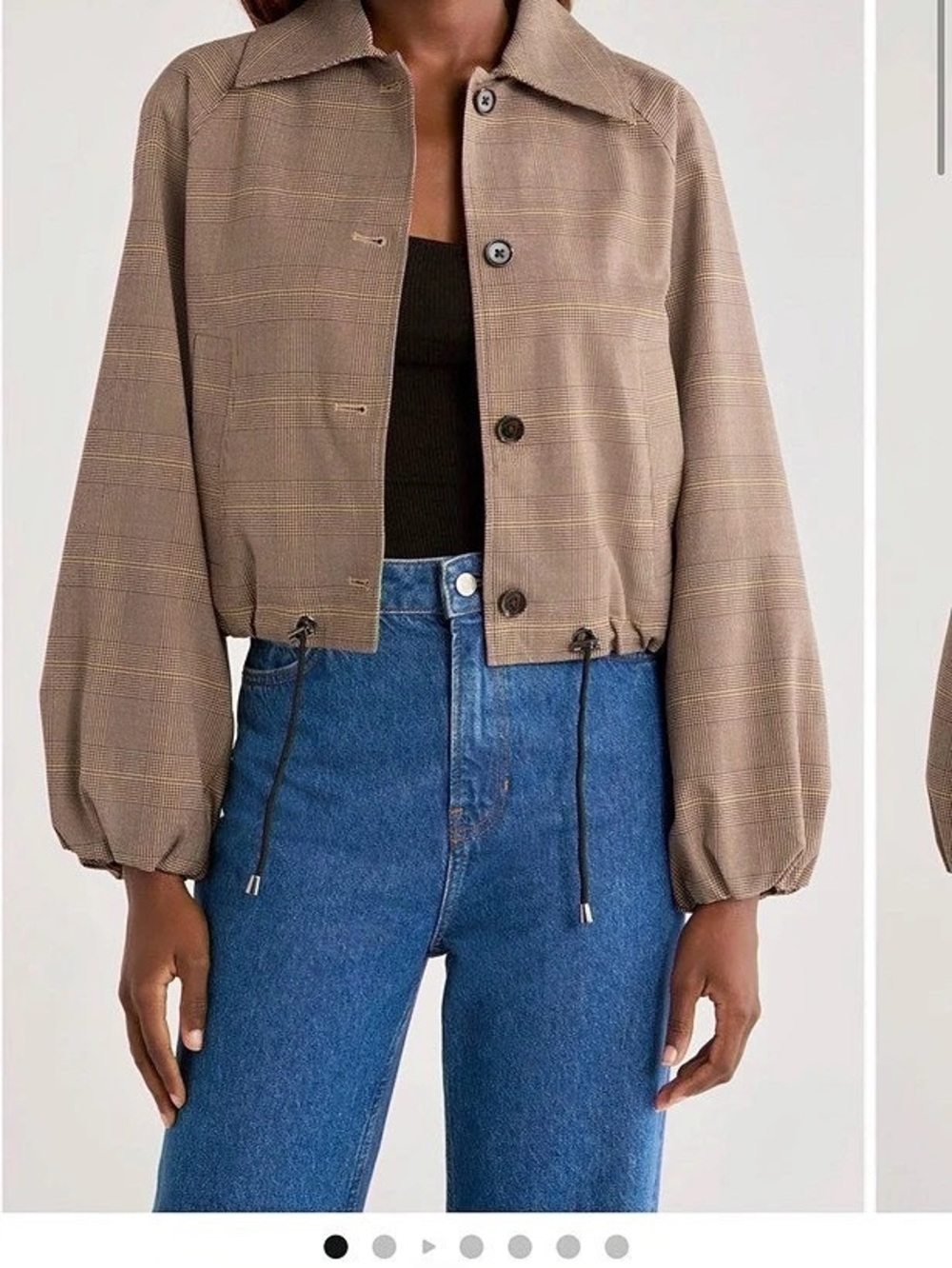 Rails North Plaid Jacket Brown